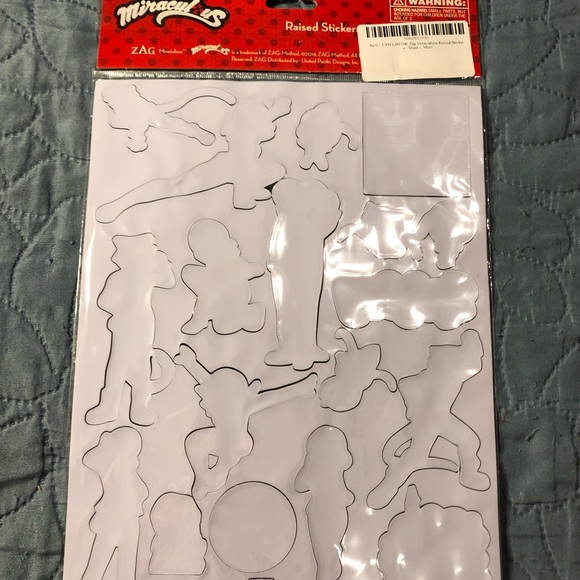 Miraculous Ladybug puffy sticker sheet - Picture 2 of 2